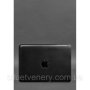 Шкіряний чохол для MacBook 14 дюйм Чорний Crazy Horse (1)