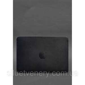 Чохол із натуральної шкіри для MacBook 13 дюйм Синій Краст - 8534134 - SvitStyle