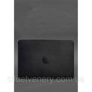 Чохол із натуральної шкіри для MacBook 13 дюйм Синій Краст - SvitStyle