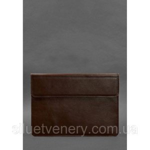 Шкіряний чохол-конверт на магнітах для MacBook 14 Бордовий - 8534136 - SvitStyle