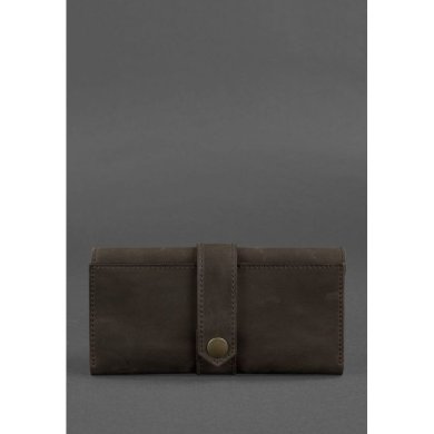 Шкіряне портмоне 3.0 темно-коричневе - SvitStyle