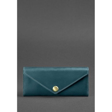 Жіночий шкіряний гаманець Керрі 1.0 зелений - SvitStyle