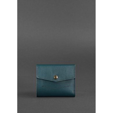 Жіночий шкіряний гаманець 2.1 зелений - SvitStyle