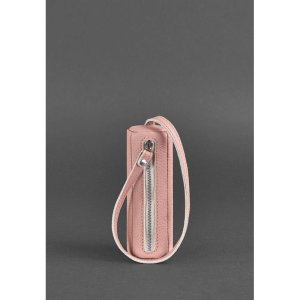Жіноча шкіряна ключниця 3.0 Тубус рожева - 8536801 - SvitStyle