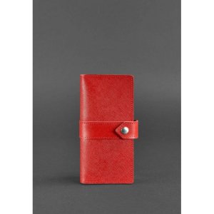 Шкіряне портмоне 3.1 червоне Saffiano - SvitStyle