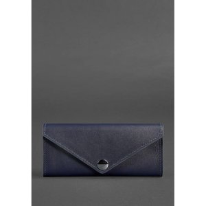 Жіночий шкіряний гаманець Керрі 1.0 темно-синій - 8536836 - SvitStyle