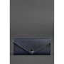 Жіночий шкіряний гаманець Керрі 1.0 темно-синій (1)