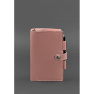 Жіночий шкіряний блокнот (Софт-бук) 4.0 рожевий - 8536994 - SvitStyle