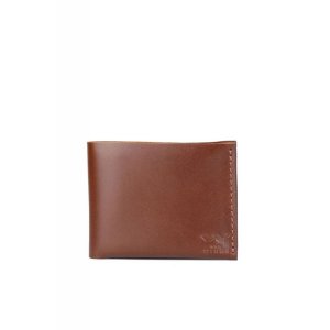 Шкіряний гаманець Mini з монетницею світло-коричневий - 8537065 - SvitStyle