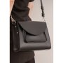 Жіноча шкіряна сумка Liv чорна (1)