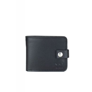 Шкіряне портмоне Mini 2.0 чорний сапян - SvitStyle
