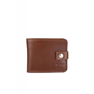 Шкіряне портмоне Mini 2.0 світло-коричневий - SvitStyle
