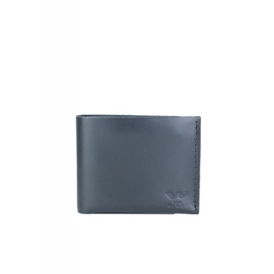 Шкіряний гаманець Mini синій - SvitStyle