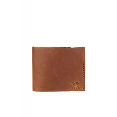 Шкіряний гаманець Mini світло-коричневий вінтажний - SvitStyle