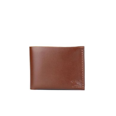 Шкіряний гаманець Mini світло-коричневий - SvitStyle
