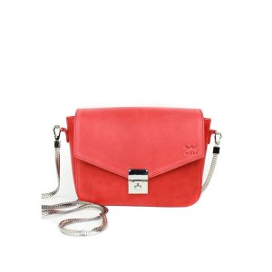 Жіноча шкіряна сумочка Yoko червона вінтажна - 8537222 - SvitStyle