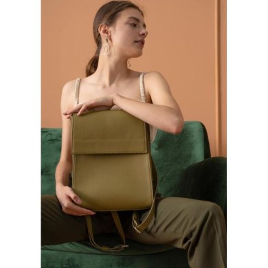 Жіночий рюкзак Tammy оливковий - SvitStyle