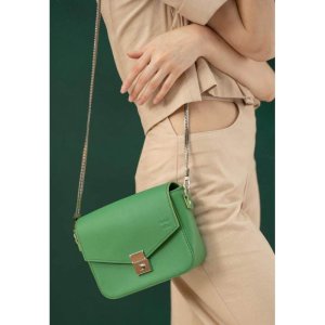 Жіноча шкіряна сумочка Yoko зелена - 8537308 - SvitStyle