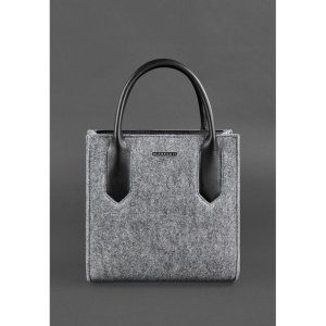 Фетрова жіноча сумка-кроссбоді Blackwood з шкіряними чорними вставками - 8537317 - SvitStyle