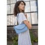 Жіноча шкіряна сумка Molly блакитна (1)