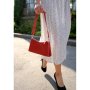 Жіноча шкіряна сумка Sally червона (1)