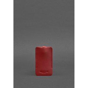 Шкіряна ключниця 1.0 червона Краст - 8537383 - SvitStyle