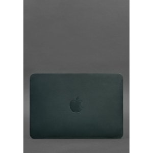 Чохол із натуральної шкіри для MacBook 13 дюйм Зелений краст - 8537430 - SvitStyle