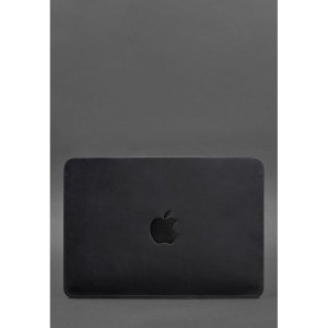Чохол із натуральної шкіри для MacBook 13 дюйм Синій Crazy Horse - SvitStyle