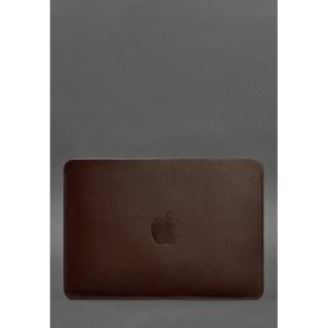 Чохол із натуральної шкіри для MacBook 13 дюйм Бордовий - 8537434 - SvitStyle