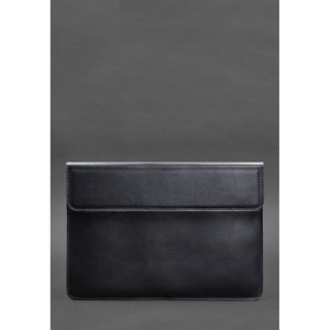 Шкіряний чохол-конверт на магнітах для MacBook 13 Темно-синій - 8537446 - SvitStyle