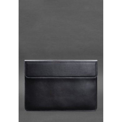 Шкіряний чохол-конверт на магнітах для MacBook 13 Темно-синій - SvitStyle