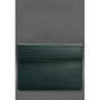 Шкіряний чохол-конверт на магнітах для MacBook 15 дюйм Зелений (1)