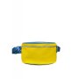Шкіряна поясна сумка в патріотичних кольорах синьо-жовта (1)