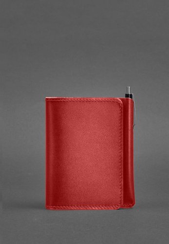 Шкіряне портмоне 2.0 червоне - SvitStyle