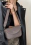 Жіноча шкіряна сумка Molly темно-бежева (мокко) (1)