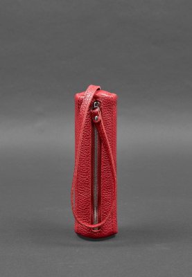 Жіноча шкіряна ключниця 3.1 Тубус XL червона - 8548151 - SvitStyle