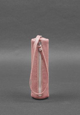 Жіноча шкіряна ключниця 3.1 Тубус XL рожева - 8548152 - SvitStyle