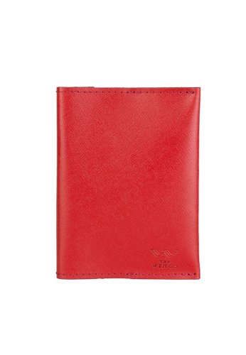 Паспортна обкладинка червона Сафяно - SvitStyle