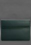 Шкіряний чохол-конверт на магнітах для MacBook 16 дюйм Зелений (1)