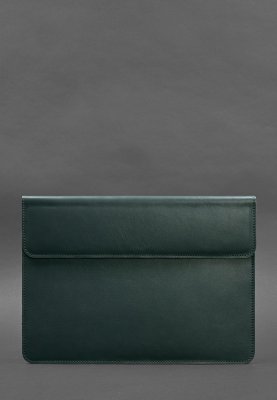 Шкіряний чохол-конверт на магнітах для MacBook 13 Зелений - 8550404 - SvitStyle