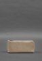 Шкіряне портмоне-купюрник на блискавці 14.0 світло-бежевий (1)