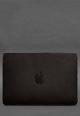 Шкіряний чохол для MacBook Air 15-inch (2023) Темно-коричневий - 8577491 - SvitStyle