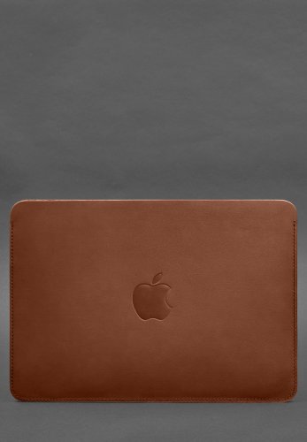 Шкіряний чохол для MacBook Air 15-inch (2023) Світло-коричневий - SvitStyle