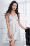 Сорочка ночная женская кружевная. Комбинация с кружевом. Ночная рубашка белая Mia-Amore Афродита 2160 (1)