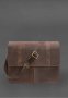 Шкіряна сумка-портфель Classic темно-коричневий Crazy Horse (1)