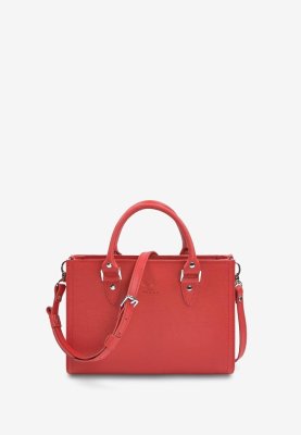 Жіноча шкіряна сумка Fancy червоний Saffiano - SvitStyle