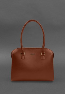 Жіноча шкіряна сумка Business світло-коричневий Краст - SvitStyle