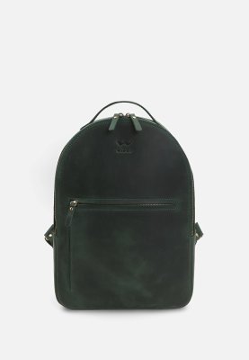 Шкіряний рюкзак Groove M зелений vintage - 8615056 - SvitStyle