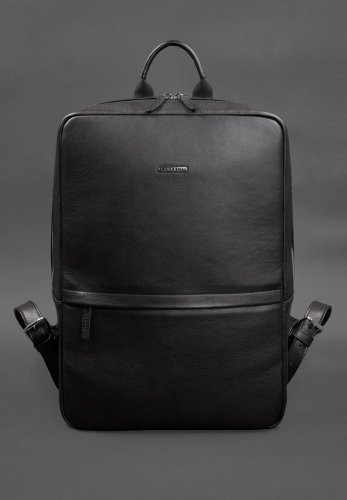 Шкіряний рюкзак Foster 1.1 Чорний - SvitStyle