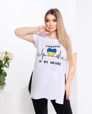 Туника Украина в сердце - SvitStyle